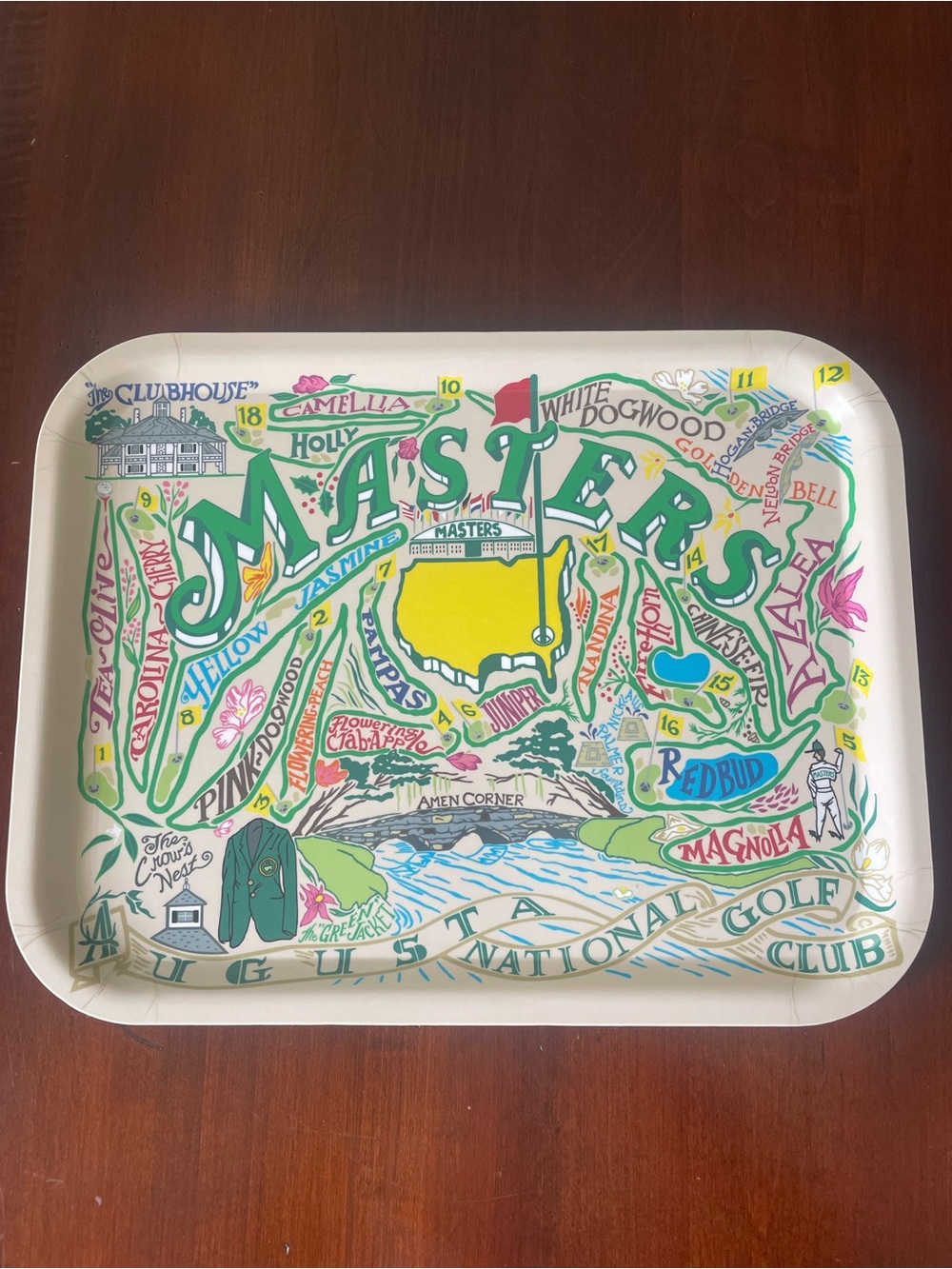 Catstudio Tray, The Masters, Augusta National Golf Club